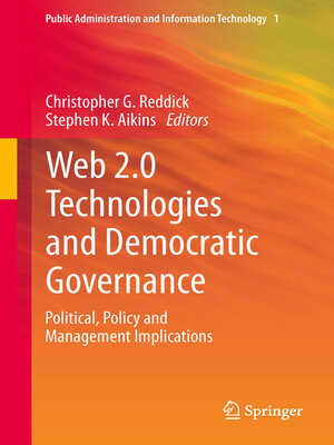 cover image of Web 2.0 Technologies and Democratic Governance